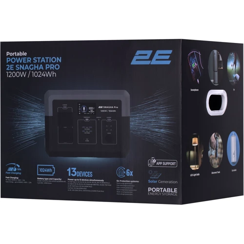 Зарядная станция 2Е Snagha PRO 1024Wh,1200W UA