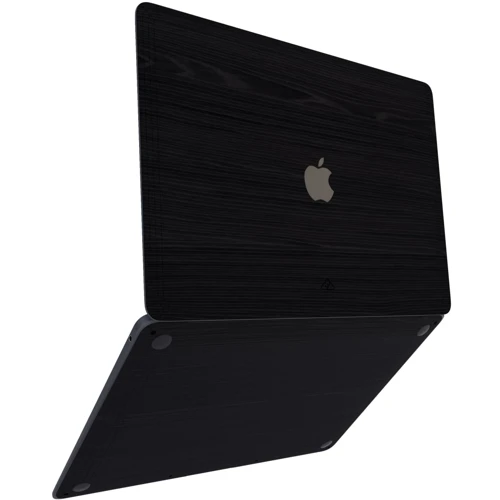 Chohol Skin Wooden Ebony Black (front&back) for MacBook Air 13.6" M2 (2022)