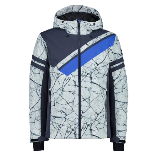 Горнолыжная куртка CMP Man Jacket Fix Hood (31W0097P-10ZH) 52 серая с капюшоном