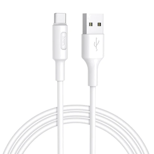 Кабель Hoco USB Cable to USB-C X25 2A 1m White: Довжина 1 м