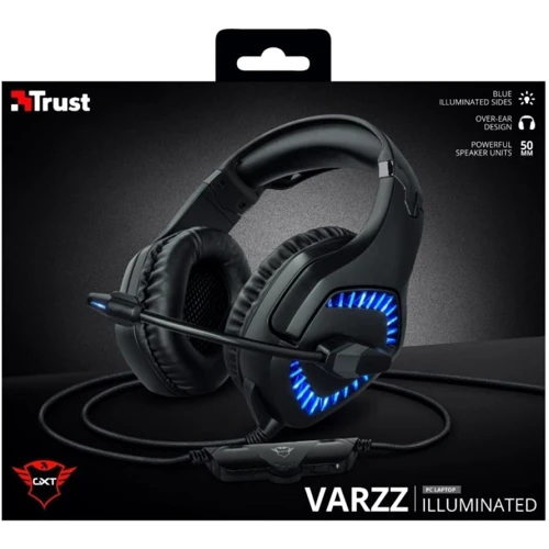 Навушники Trust GXT 460 Varzz Illuminated Multiplatform Gaming Headset Black (23380): Опір навушників (Ом) 20