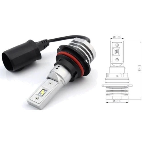Лампи світлодіодні Baxster SE Plus HB1 9004 6000K (2шт)