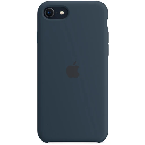 Чехол для iPhone Apple Silicone Case Abyss Blue (MN6F3) for iPhone SE 2020/iPhone SE 3 2022/iPhone 8/iPhone 7: Цвет синий