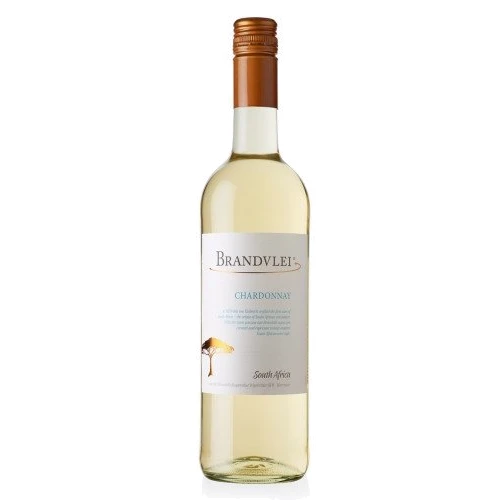 Вино Brandvlei Chardonnay Western cape, біле, сухе, 0.75 л 12.5% (PRV4006542057423)
