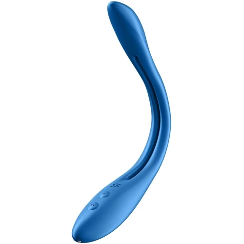Универсальный гибкий вибратор для пар Satisfyer Elastic Game Dark Blue