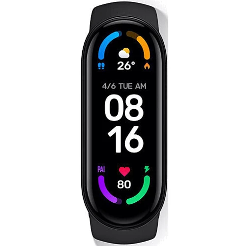 Фитнес-браслет Xiaomi Mi Smart Band 6 Black NFC (BHR4954GL)