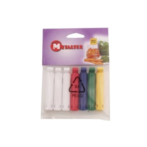 Затискачі для сипучих Metaltex 7 штук (295605)