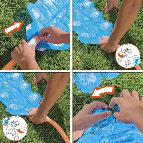 Набір іграшковий водяний NERF Hasbro Водяні кулі 36 шт. серія Better Than Balloons (F9007): Рекомендований вік от 3 лет
