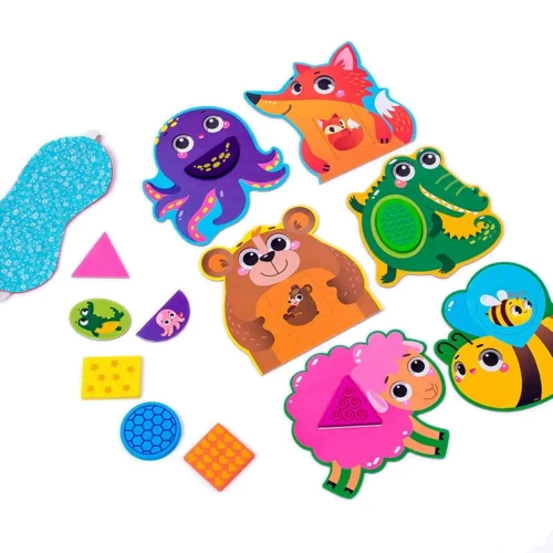

Развивающая мозаика Vladi Toys Зверушки деревянная (ZB2002-05)