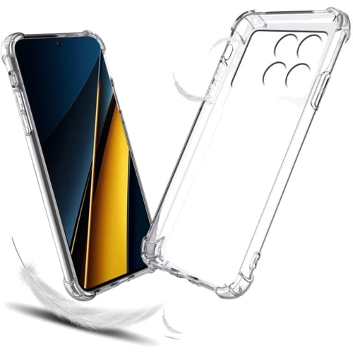 Чохол для телефона BeCover TPU Case Anti-Shock Clear for Poco X6 (710614): Матеріал термопластичный полиуретан (TPU)