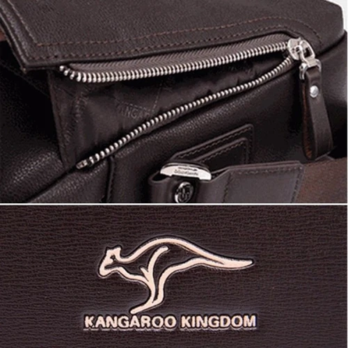 Мужская сумка почтальонка Kangaroo темно-коричневая (7171-01): Страна производитель Китай
