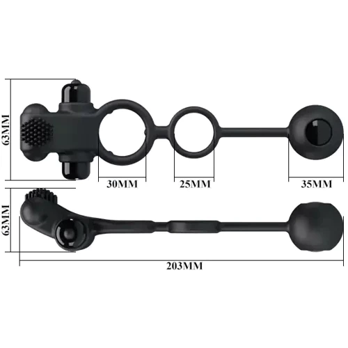 Эрекционное кольцо Pretty Love VIBRATION PENIS SLEEVE IV, BI-210211