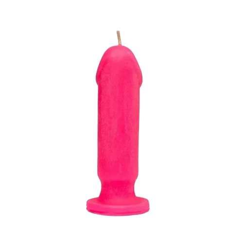 Свеча LOVE FLAME - Dildo S Pink Fluor, CPS04-PINK