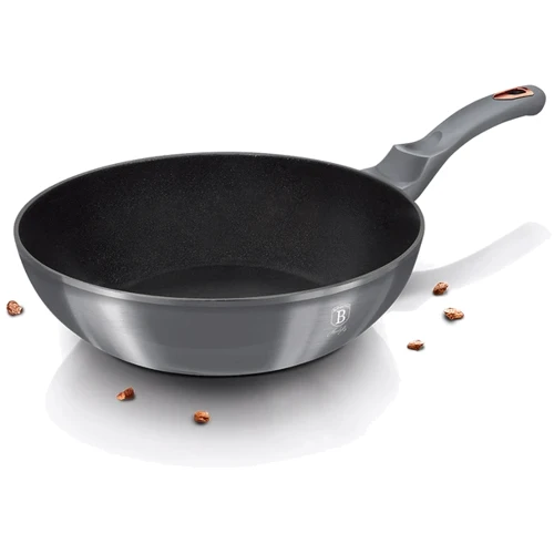 Berlinger Haus WOK 28 см (BH-6007): Дополнительно Мытье в посудомоечной машине, Индукционное дно, Ненагревающаяся ручка, Ручка с отверститем для подве