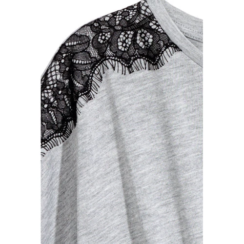 Футболка H & M 5184656 158-164 см сіра: Розмір 158