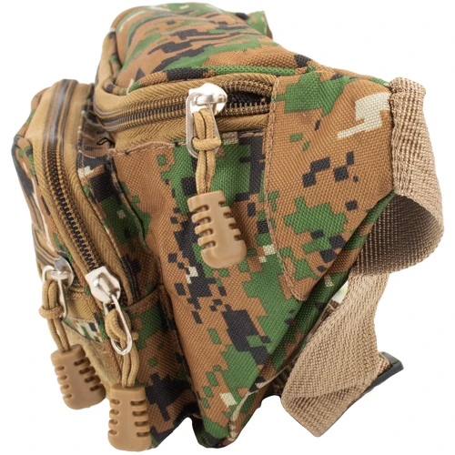 Чоловіча поясна сумка Valiria Fashion хакі (5DETBP8102-10): Тип ручки Поясной ремень, Без ручки
