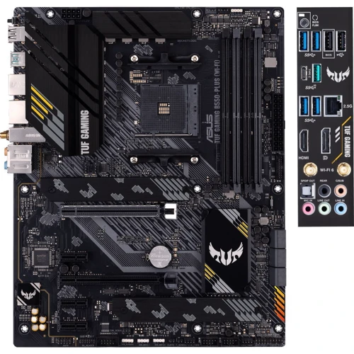 Asus TUF GAMING B550-PLUS WIFI II: Оперативная память 4xDDR4 4800 МГц, до 128 ГБ