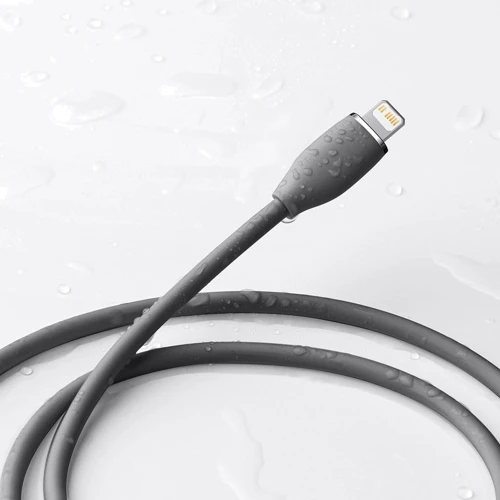 Кабель Baseus Cable USB-C to Lightning Silica Gel 20W 1.2m Black (CAGD020001): Довжина 1.2 м