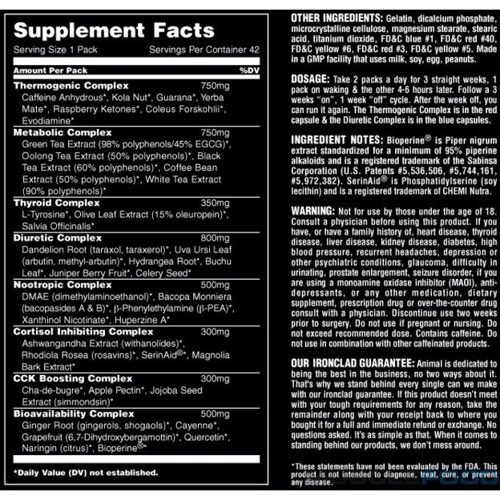 Жиросжигатель Universal Nutrition Animal Cuts 2 packs: Страна производитель США