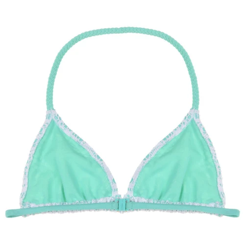 Купальный лиф H&M 482940 134-140 см мятный: Возраст 7 - 10 лет