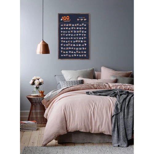 Скретч-постер 100 BucketList Kamasutra Edition (Eng)