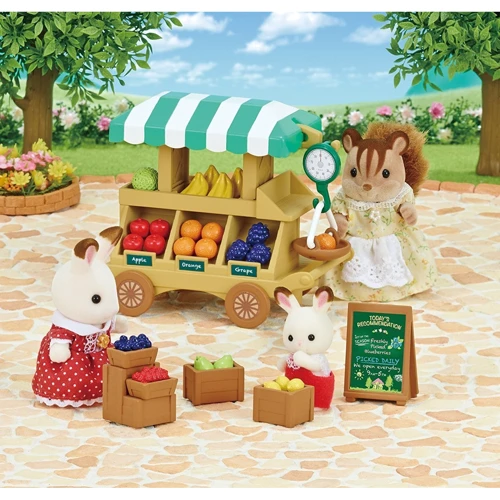 Ігровий набір Sylvanian Families Візок з фруктами (5265) фото 6