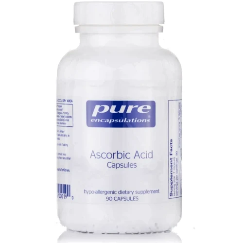 Pure Encapsulations Pure Ascorbic Acid Аскорбиновая кислота 90 капсул