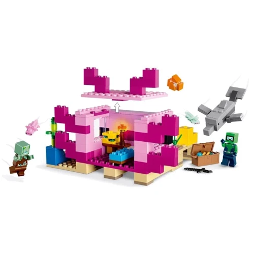 Конструктор LEGO Minecraft Дом Аксолотля 242 детали (21247): Рекомендуемый возраст 7+