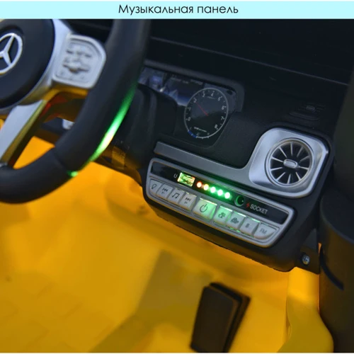Детский электромобиль Bambi Racer Джип Mercedes M желтый (M 4214EBLR-6): Время работы, мин 60