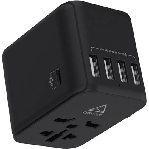 Зарядное устройство Adonit USB Wall Charger Universal Travel 30W Black (PD-4A1C): Кабель в комплекте отсутствует