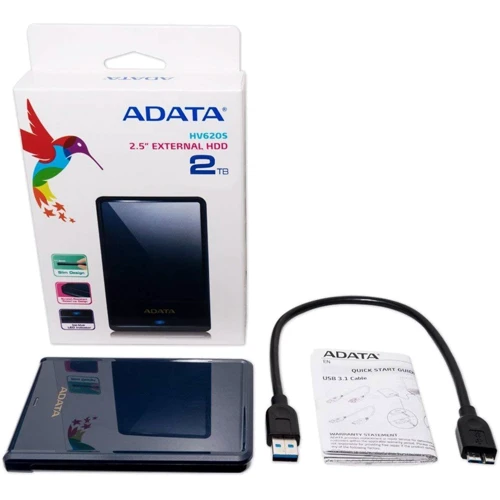 Внешний жесткий диск ADATA Classic HV620S 2 TB Blue (AHV620S-2TU31-CBL): Внешний интерфейс USB 3.1