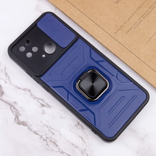 Чохол для телефона Mobile Case Camshield Flash Ring Blue для Xiaomi Redmi 10C: Плівка в комплекті немає