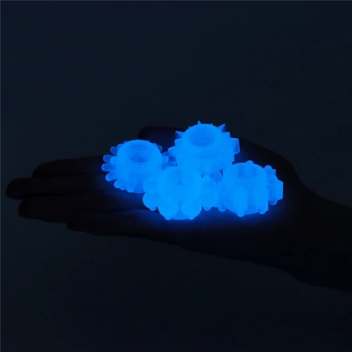 Набір із 4 ерекційних кілець LoveToy Lumino Play Penis Ring