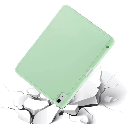 Аксессуар для iPad BeCover Direct Charge Pen with Pencil mount Green for iPad 10.9 (2022 / 2024) / iPad 11 2025 (708497): Особенности отделение для стилуса, Надежная защита от царапин и загрязнений, Приятен на ощупь, Складывается в подставку, Стильный дизайн, Удобно держать в руке, Стильный внешний вид