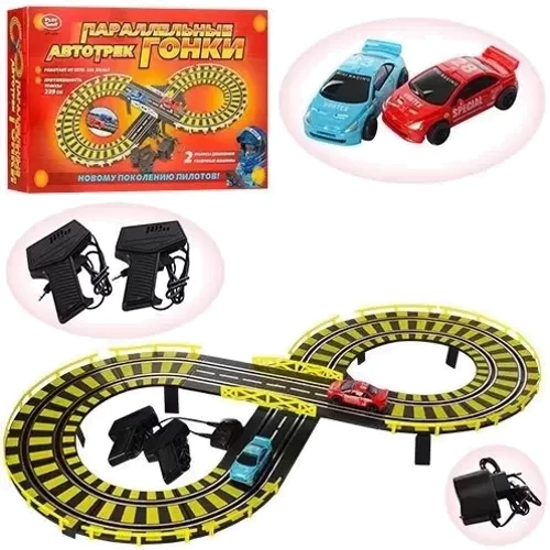 Автотрек Joy Toy Параллельные гонки сеть 220V