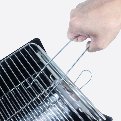 Портативний вугільний гриль I-GRILL O-GRILL червоний: Вид Гриль