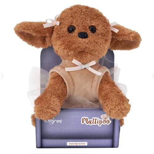 Плюшевая собачка Tigres Maltipoo, Кейзи (СО-0118)
