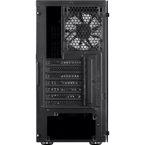 Корпус AEROCOOL PGS Python (Black): Матеріал передній панелі пластик