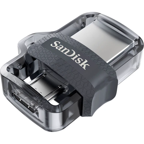 USB-флешка SanDisk 16GB Ultra Dual Drive M3.0 USB 3.0/microUSB OTG Black (SDDD3-016G-G46): Стандарт USB USB 3.0 / Micro USB