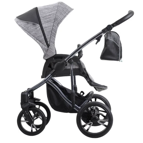 Коляска Bebetto BRESSO Premium DARK 02 (503.32.19.D02): Возможность установки люльки есть