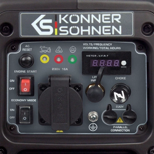 Генератор инверторный газобензиновый Konner&Sohnen KS 2000iG S: Объем двигателя 79.7 куб.см