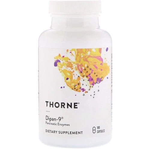 Thorne Research Dipan-9 Панкреатин 180 веганських капсул