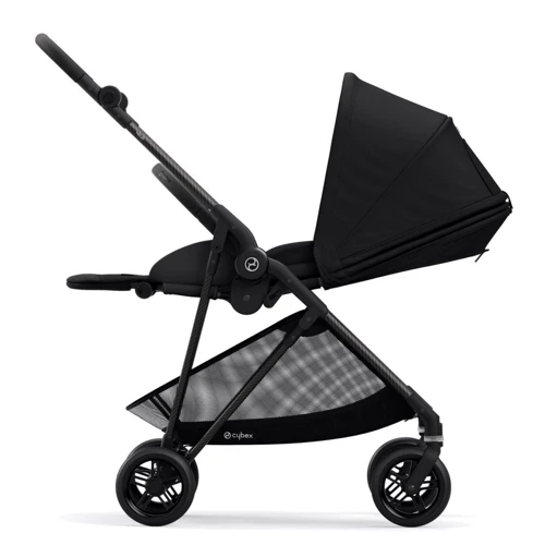 Прогулянкова коляска Cybex Melio Carbon Deep Black: Матеріал коліс полиуретан