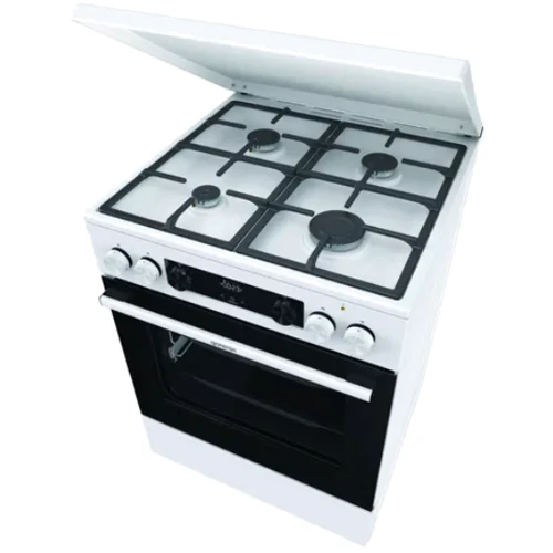 Плита комбинированная Gorenje GKS6C71WF: Управление механическое, электронное