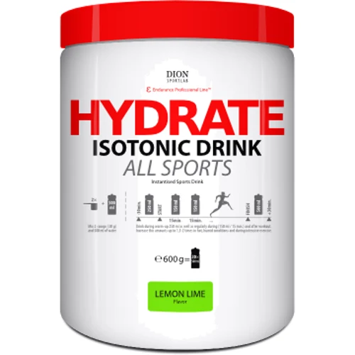 Dion Sportlab HYDRATE All-Sports, Lemon-Lime, 600g