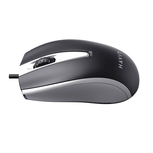 Мышь Havit HV-MS871 Gray: Эргономика симметричная для левшей