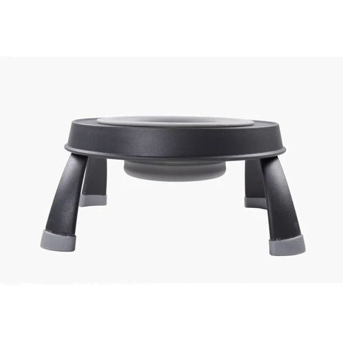 Миска Dexas одинарная Single Elevated Feeder на сложной подставке большая 960 мл Светло-серый (PW140432429): Объем 0.96 л