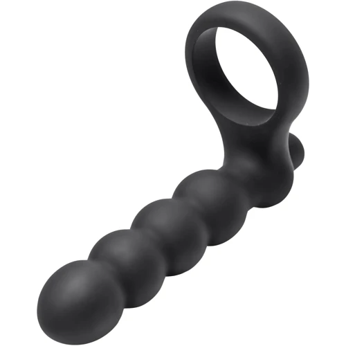 Вибронасадка для двойного проникновения Frisky Double Fun Cock Ring