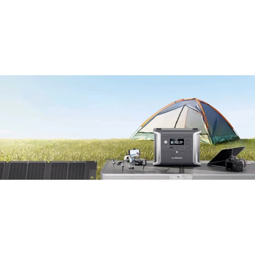 Зарядная станция Dabbsson DBS1300 1330Wh 1200W: Разъемы для подзарядки Зарядка от солнечной панели, Зарядка от сети, Зарядка от автомобиля, DC-разъем