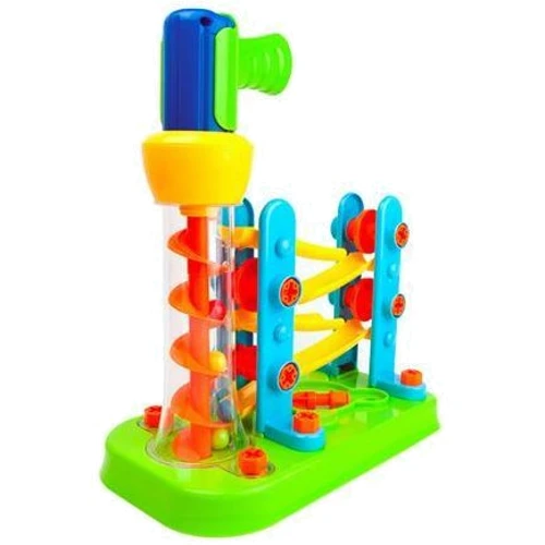 Конструктор Edu-Toys Гірка-зигзаг з інструментами (JS021): Рекомендований вік от 3 лет